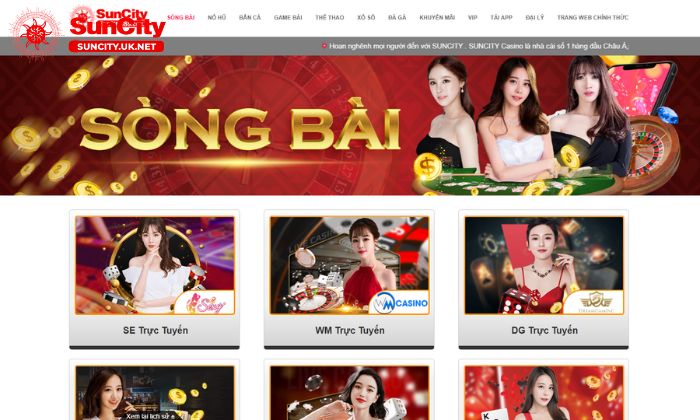 Tổng quan về sảnh casino online Suncity