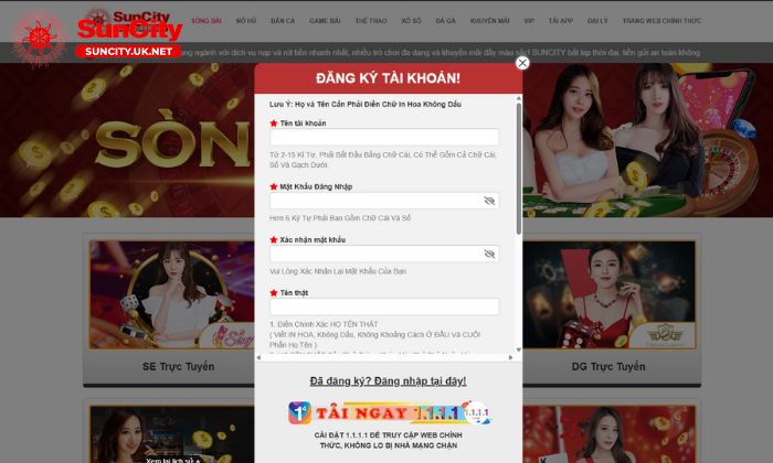 Hướng dẫn tham gia sảnh casino online Suncity