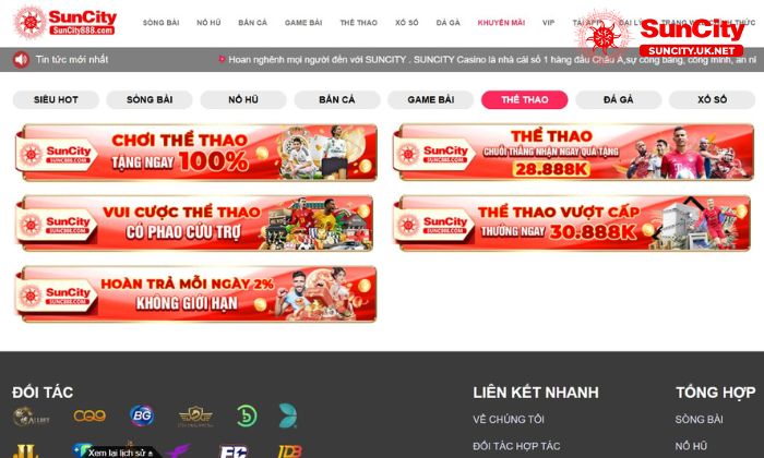 Lưu ý khi tham gia khuyến mãi Suncity