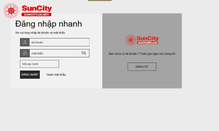 Đăng ký/Đăng nhập tài khoản cá cược SBO thể thao tại Suncity