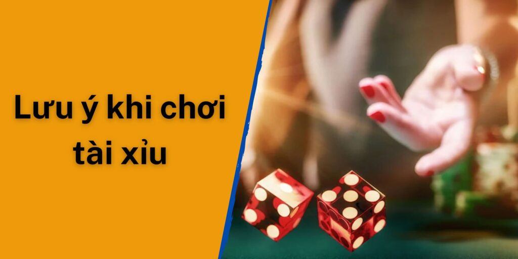 Lưu ý quan trọng khi chơi tài xỉu 